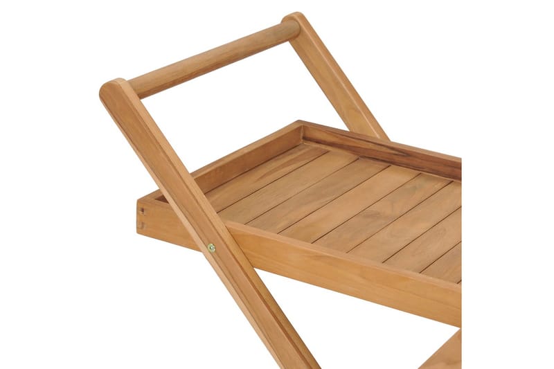 Tevogn heltre teak - Brun - Møbler - Bord - Serveringsvogn - Drinkvogn