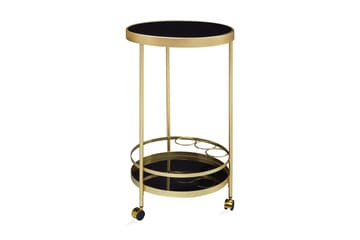 Thruston Drinkvogn 45x45 cm - Gull - Møbler - Bord - Serveringsvogn - Drinkvogn