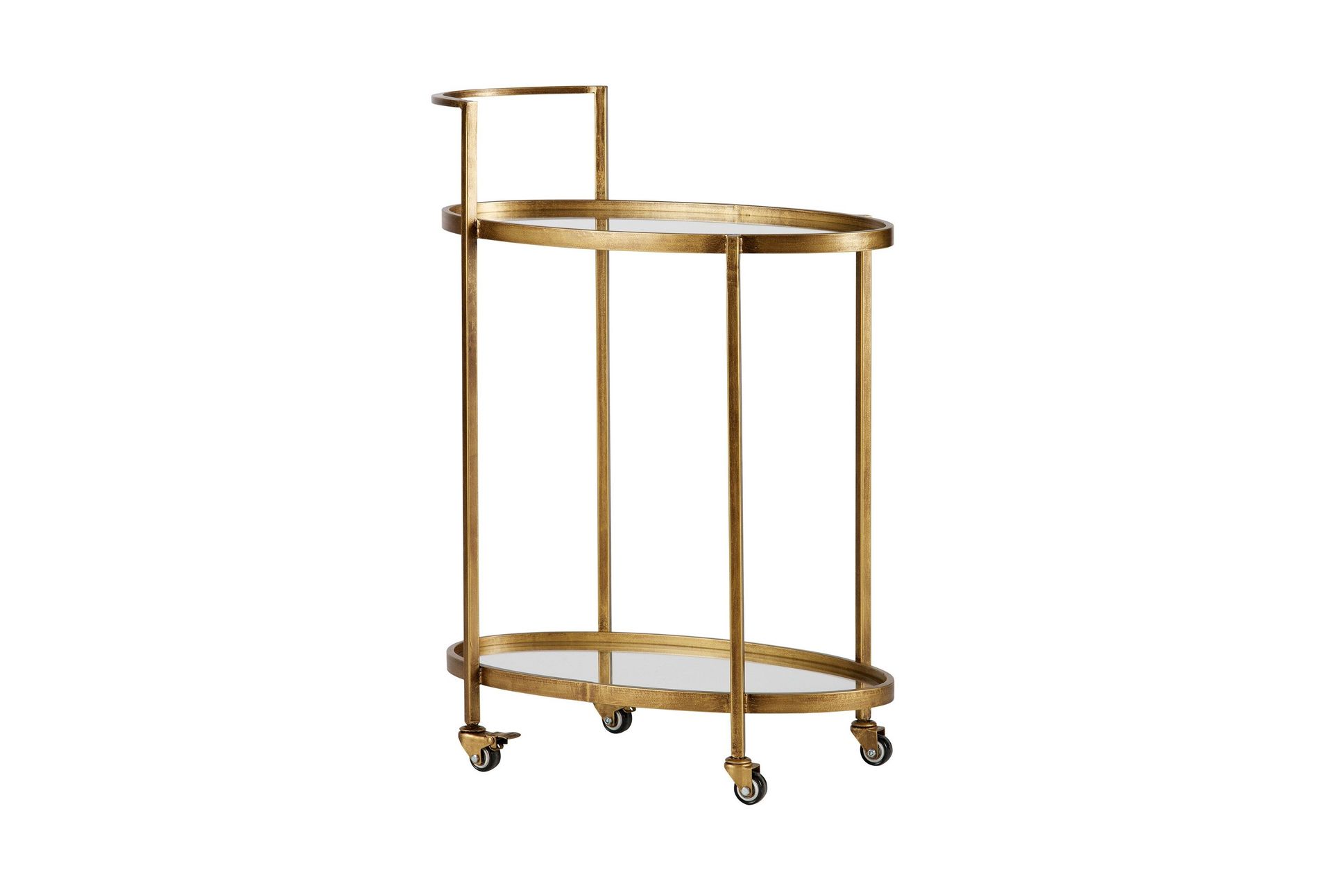 Zemuly Rullevogn 67 cm - Antikk Messing