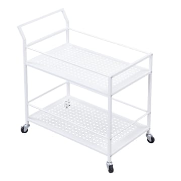 Fenino serveringsvogn 79 cm - Matt hvit - Møbler - Bord - Serveringsvogn - Drinkvogn