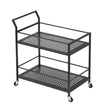Fenino serveringsvogn 79 cm - Matt svart - Møbler - Bord - Serveringsvogn - Drinkvogn