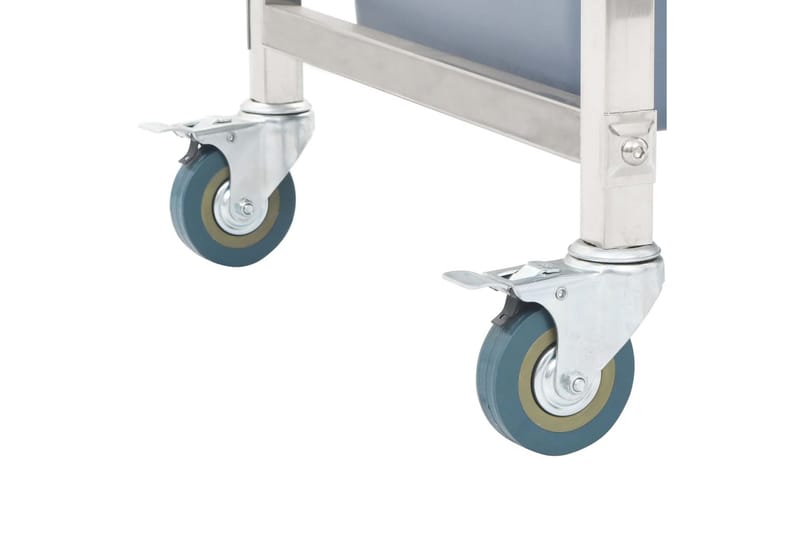 Kjøkkenvogn med plastbeholdere 87x43,5x92 cm - Møbler - Bord - Serveringsvogn - Kjøkkenvogn & kjøkkentralle