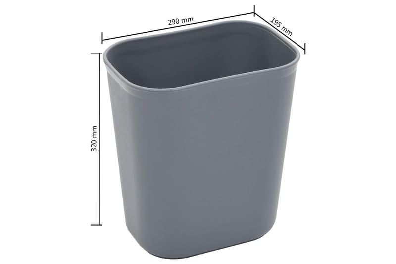 Kjøkkenvogn med plastbeholdere 87x43,5x92 cm - Møbler - Bord - Serveringsvogn - Kjøkkenvogn & kjøkkentralle