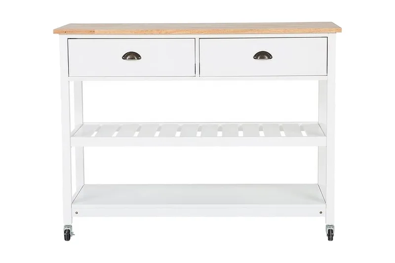 Navarino Serveringsvogn 48 | 120 cm, Hvit