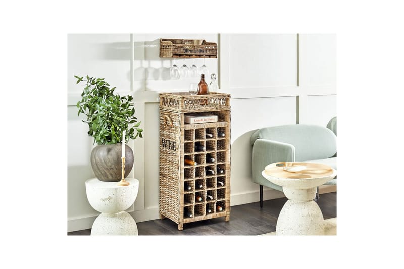Vinskap Basira - Møbler - Bord - Serveringsvogn - Drinkvogn