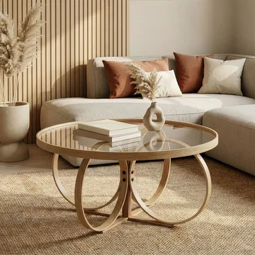 Setira Sofabord 100 cm - Eik - Møbler - Bord - Sofabord