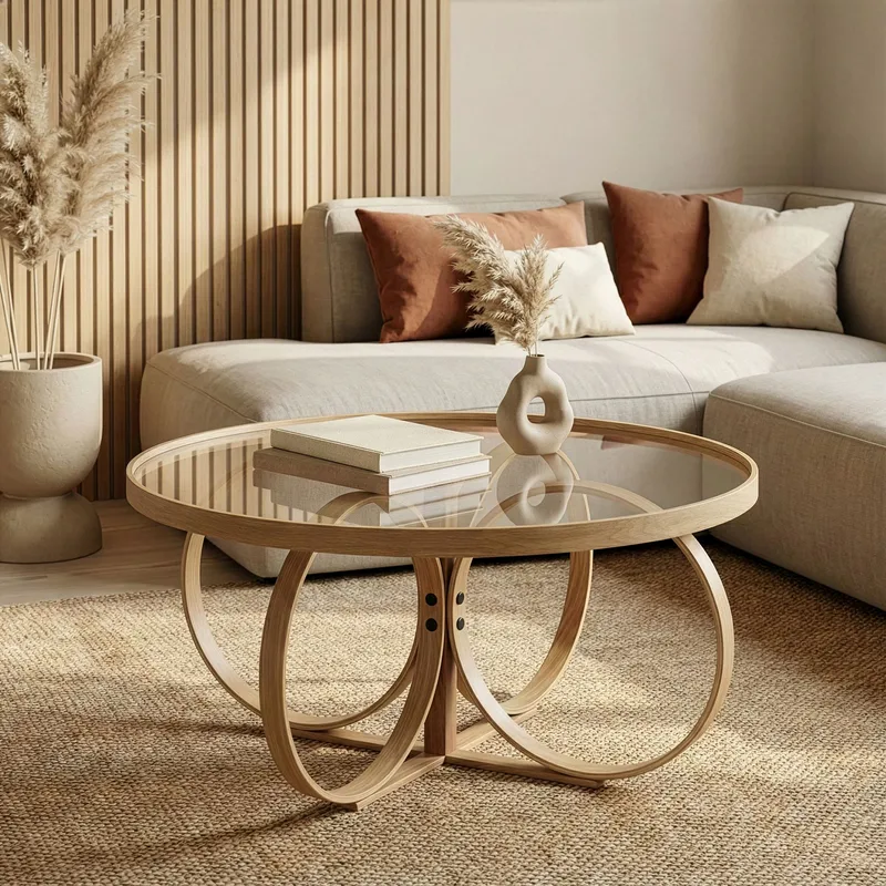 Setira Sofabord 100 cm - Eik - Møbler - Bord - Sofabord