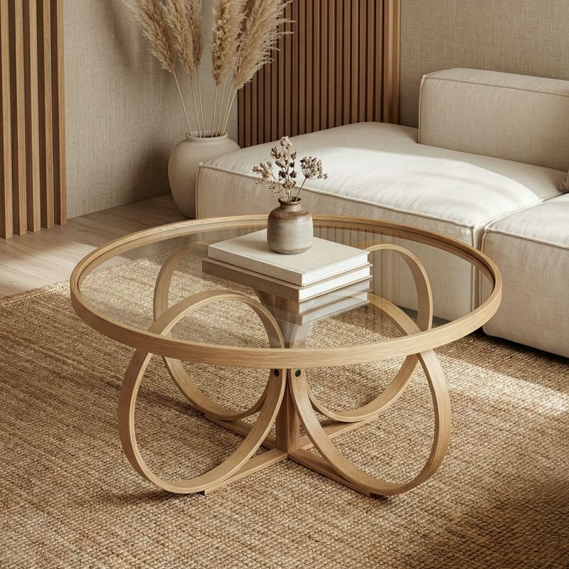 Setira Sofabord 100 cm - Eik - Møbler - Bord - Sofabord