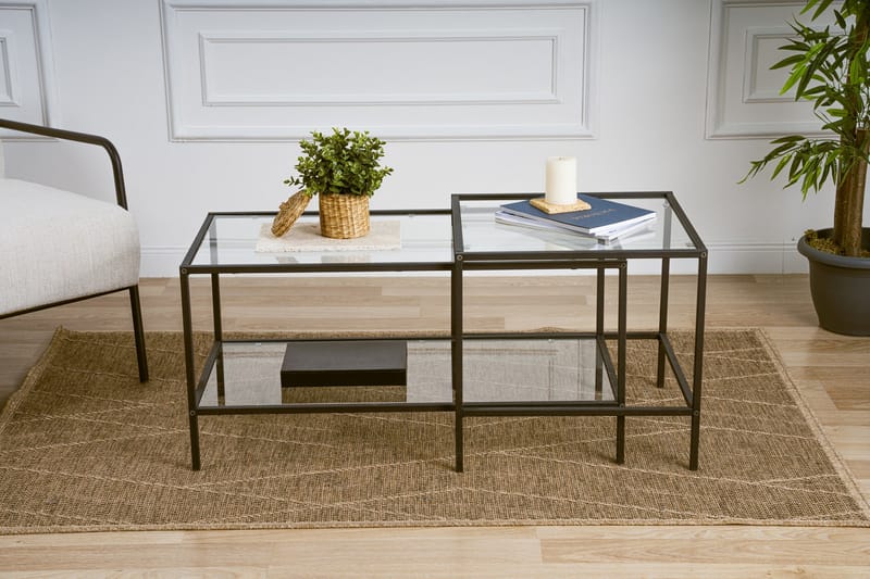 Sevay Sofabord 90 cm - Svart - Møbler - Bord - Sofabord