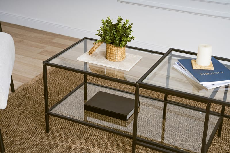 Sevay Sofabord 90 cm - Svart - Møbler - Bord - Sofabord