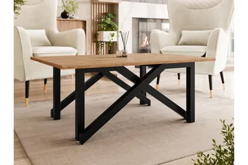 Seyloren Sofabord 100 cm - Brun/Svart - Møbler - Bord - Sofabord