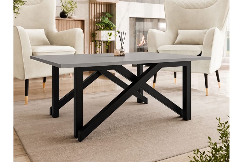 Seyloren Sofabord 100 cm - Svart/Grå - Møbler - Bord - Sofabord