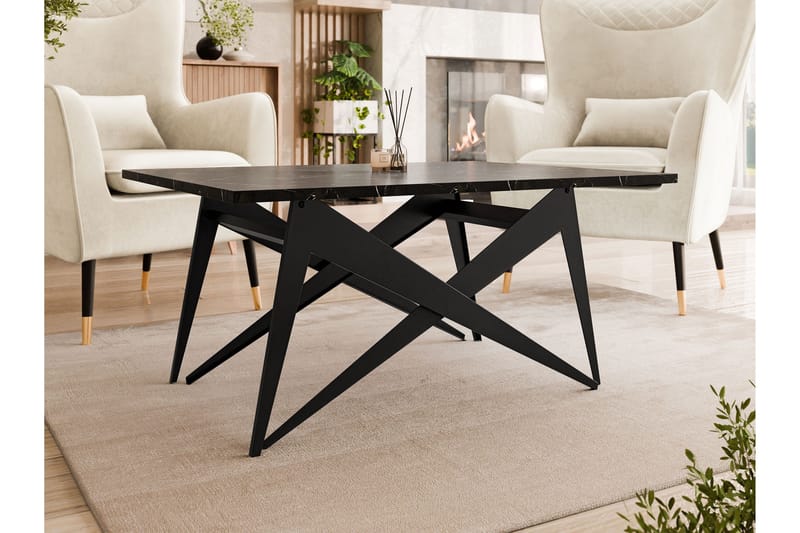 Seyloren Sofabord 90 cm - Svart - Møbler - Bord - Sofabord