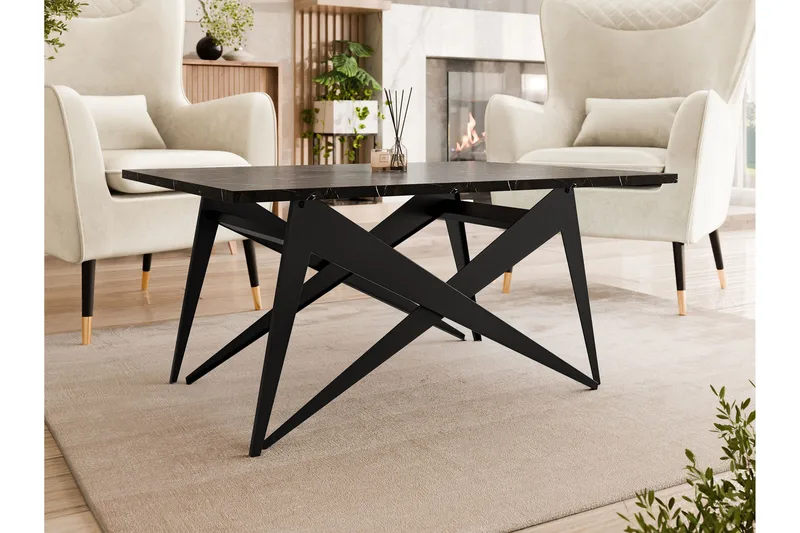 Seyloren Sofabord 90 cm - Svart - Møbler - Bord - Sofabord