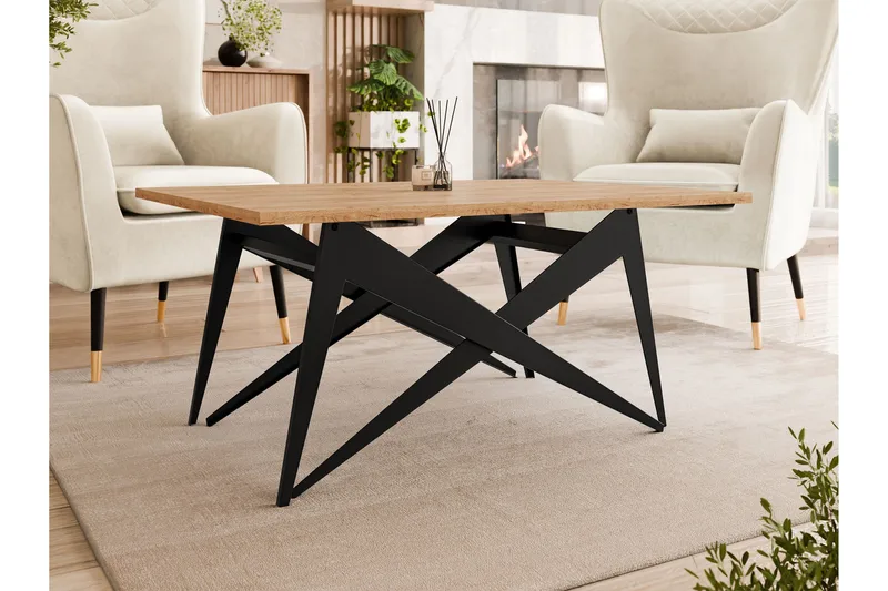 Seyloren Sofabord 90 cm - Svart/Brun - Møbler - Bord - Sofabord