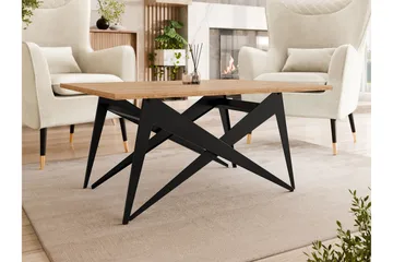 Seyloren Sofabord 90 cm - Svart/Brun - Møbler - Bord - Sofabord