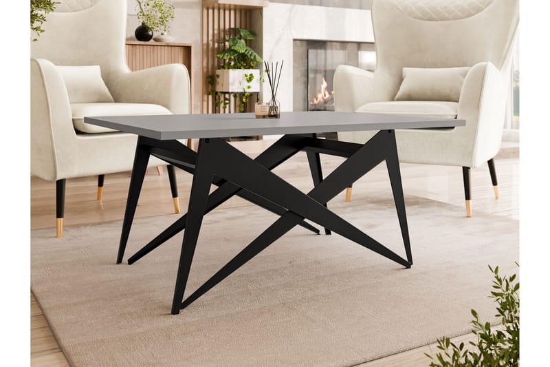 Seyloren Sofabord 90 cm - Svart/Grå - Møbler - Bord - Sofabord