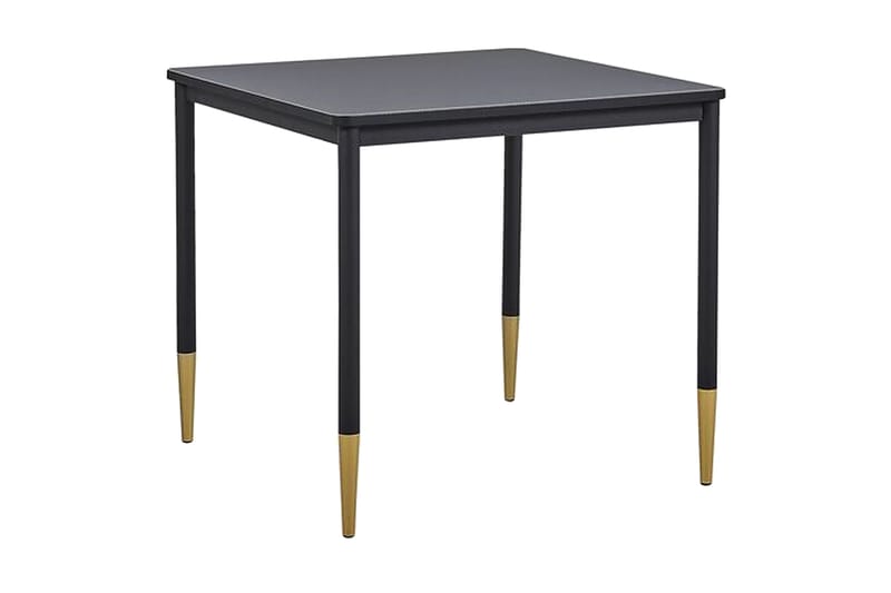 Shalford Spisebord 80 cm - Svart / Gull - Spisebord & kjøkkenbord