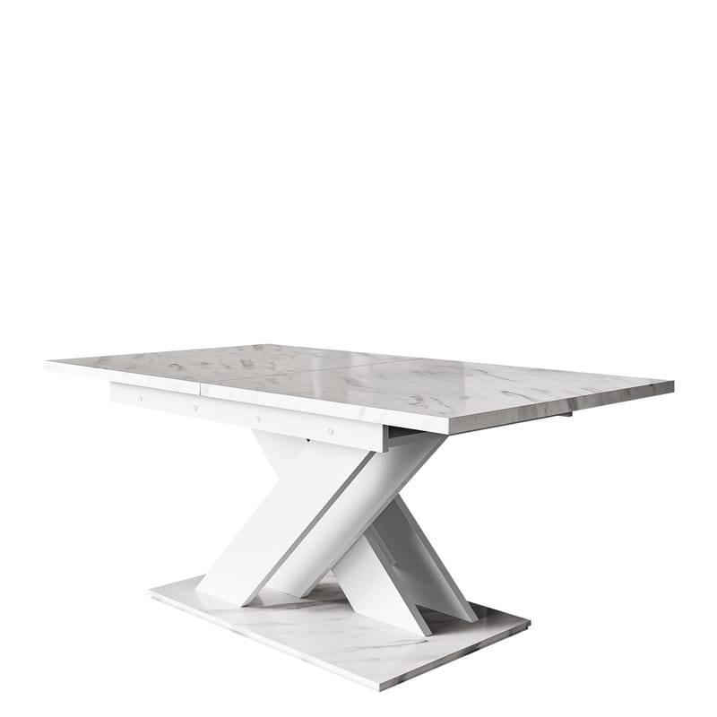 Shea Förlängningsbart Spisebord 140-180 cm Rektangulær, Hvit