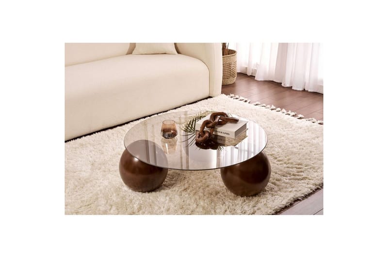 Sibas Sofabord 85 cm - Brun - Møbler - Bord - Sofabord