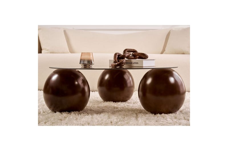 Sibas Sofabord 85 cm - Brun - Møbler - Bord - Sofabord