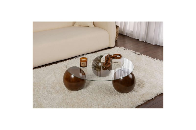 Sibas Sofabord 85 cm - Brun - Møbler - Bord - Sofabord