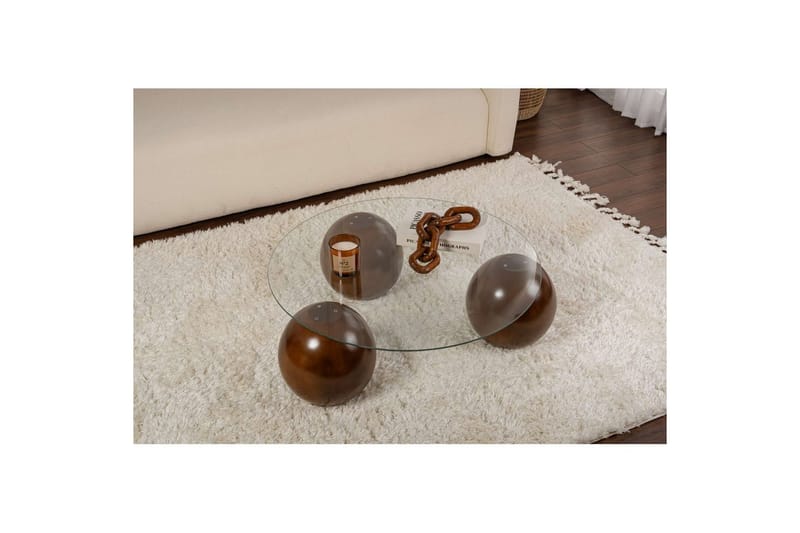 Sibas Sofabord 85 cm - Brun - Møbler - Bord - Sofabord