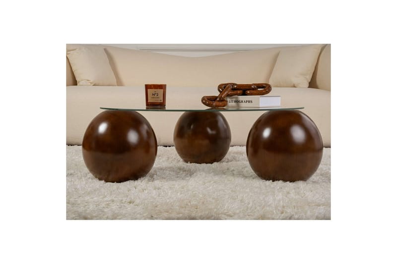 Sibas Sofabord 85 cm - Brun - Møbler - Bord - Sofabord