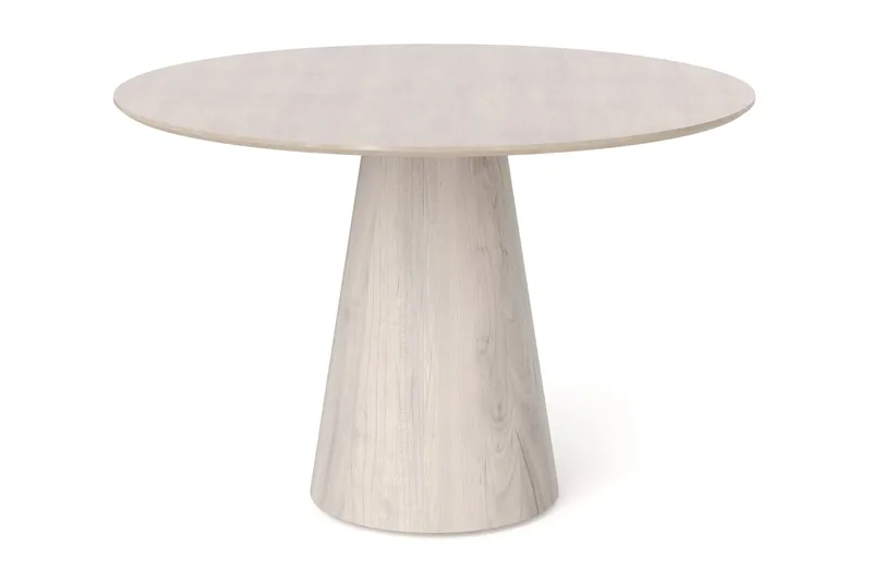 Siena lite rundt spisebord 110 cm finér - Hvitpigmentert - Møbler - Bord - Spisebord & kjøkkenbord