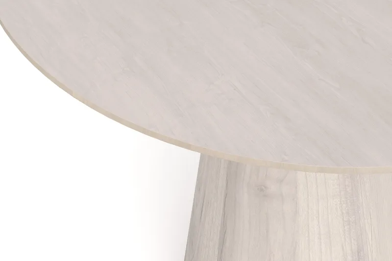 Siena lite rundt spisebord 110 cm finér - Hvitpigmentert - Møbler - Bord - Spisebord & kjøkkenbord