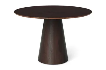 Siena lite rundt spisebord 110 cm finér - Røkt eik - Møbler - Bord - Spisebord & kjøkkenbord