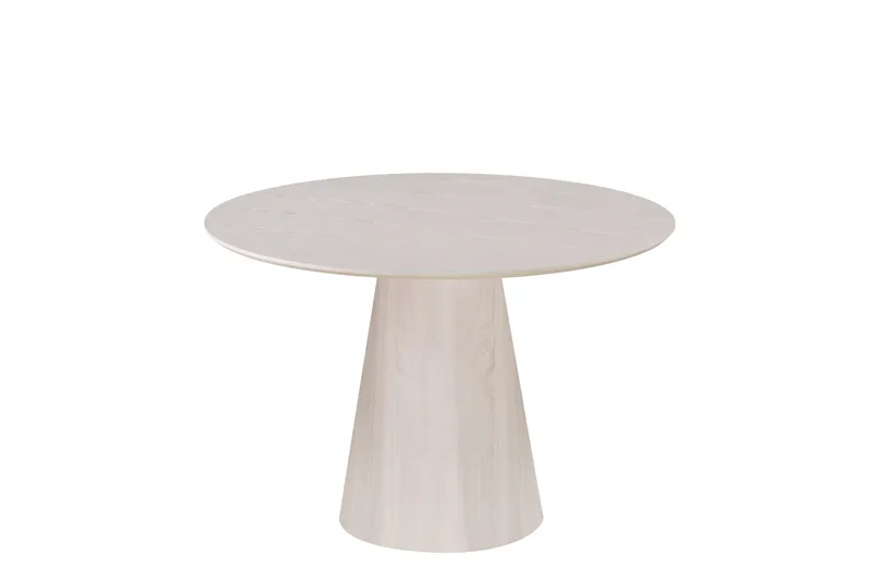 Siena Lite Spisebord Rundt 110 cm Finer - Hvitpigmentert - Møbler - Bord - Spisebord & kjøkkenbord