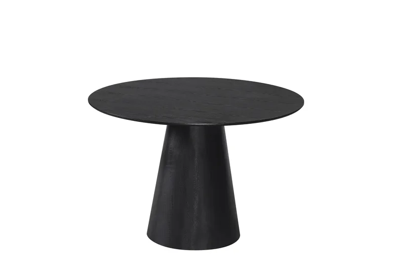 Siena Rundt Spisebord 110 cm - Svart - Møbler - Bord - Spisebord & kjøkkenbord