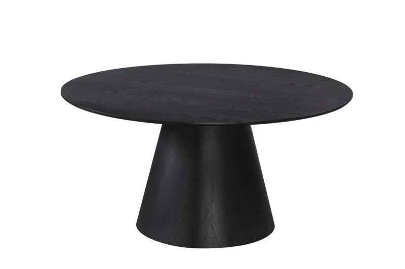 Siena Rundt Spisebord 150 cm - Svart - Møbler - Bord - Spisebord & kjøkkenbord