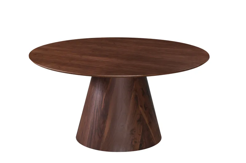 Siena Rundt Spisebord 150 cm - Valnøtt - Møbler - Bord - Spisebord & kjøkkenbord
