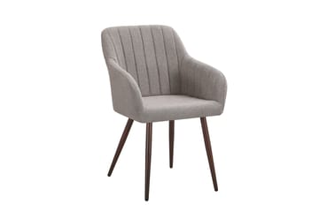 Siena spisegruppe rund 110 cm valnøtt med 4 Filippa spisestoler - Valnøtt - Møbler - Bord - Spisegrupper