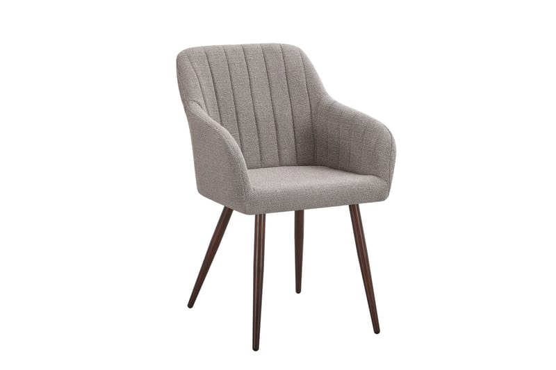 Siena spisegruppe rund 110 cm valnøtt med 4 Filippa spisestoler - Valnøtt - Møbler - Bord - Spisegrupper