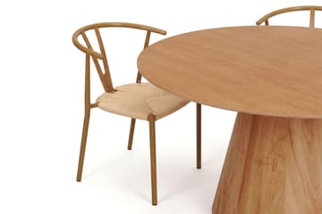 Siena spisegruppe rund 130 cm eik med 6 Elysia spisestoler - Eik - Møbler - Bord - Spisegrupper