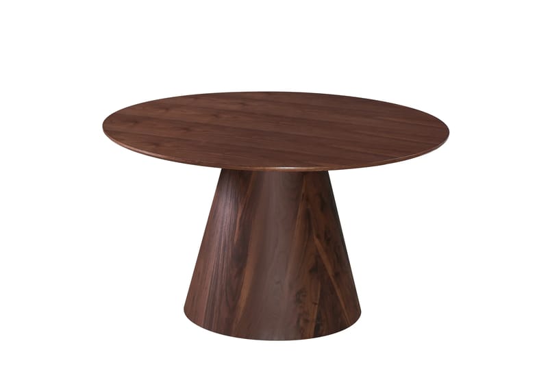 Siena spisegruppe rund 130 cm valnøtt med 6 Elsie spisestoler - Valnøtt/Brun - Møbler - Bord - Spisegrupper