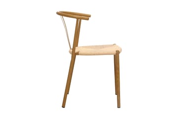 Siena spisegruppe rund 150 cm eik med 6 Elysia spisestoler - Eik - Møbler - Bord - Spisegrupper