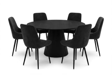 150 cm - Svartbeiset eik