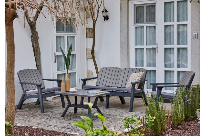 Silva Sofabord 90 cm - Antrasitt - Hagemøbler - Balkong - Balkongmøbler - Balkongbord