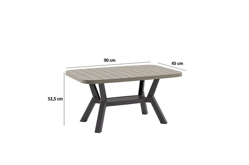 Silva Sofabord 90 cm - Antrasitt - Møbler - Bord - Sofabord
