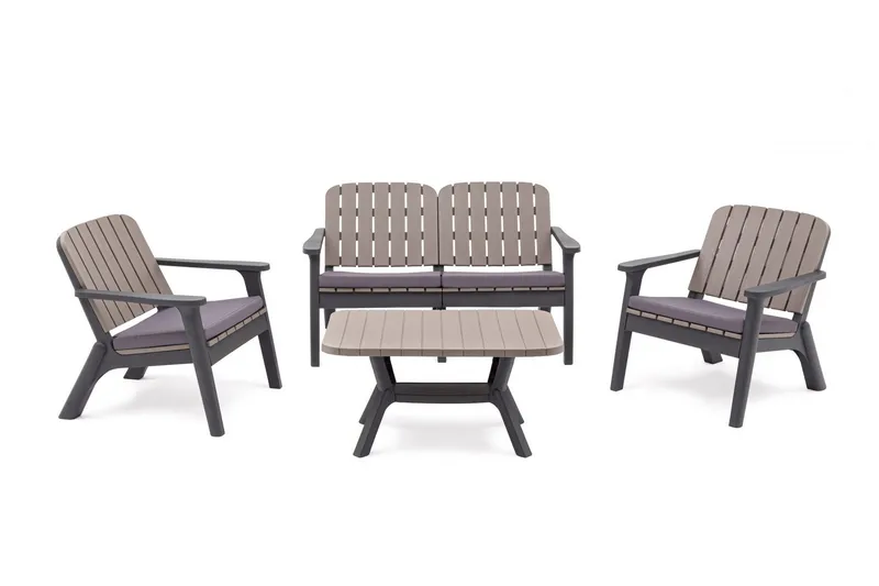 Silva Sofabord 90 cm - Antrasitt - Hagemøbler - Balkong - Balkongmøbler - Balkongbord