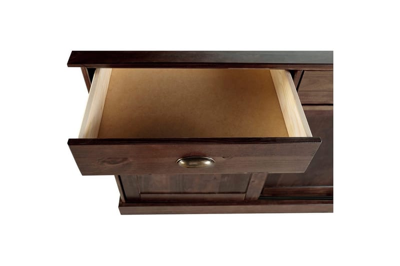 Skjenk Harry 115x40x85 cm, Brun - 115x40x85 cm, Brun - Oppbevaring - Oppbevaringsmøbler - Sideboard & skjenker