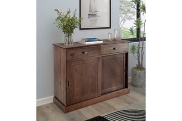 Skjenk Harry 115x40x85 cm, Brun - 115x40x85 cm, Brun - Oppbevaring - Oppbevaringsmøbler - Sideboard & skjenker