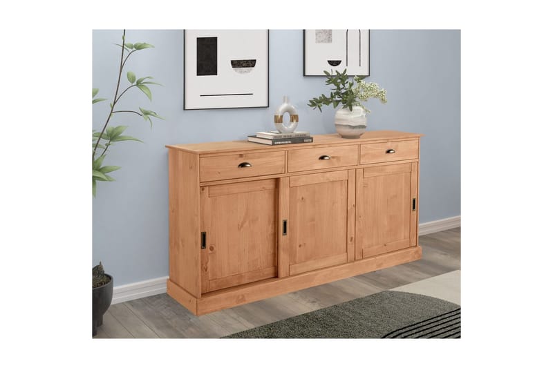 Skjenk Harry 170x40x85 cm, Beiset/funksjonsbeskrivelse - 170x40x85 cm, Beiset/funksjonsbeskrivelse - Møbler - Bord - Avlastningsbord