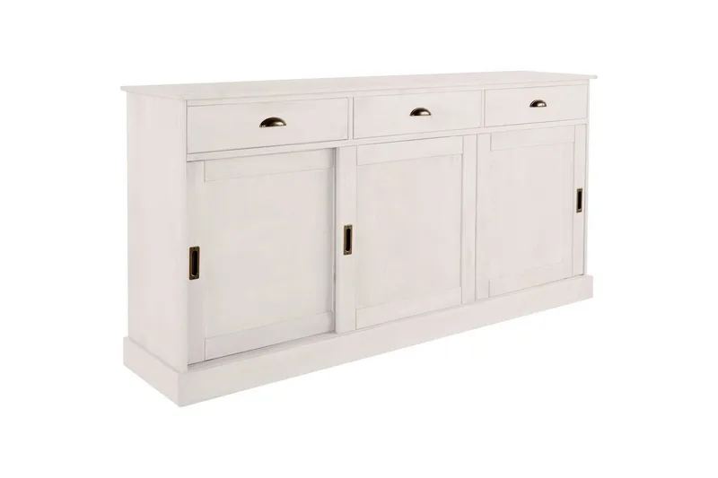 Skjenk Harry 170x40x85 cm, Hvit, 170x40x85 cm, Hvit