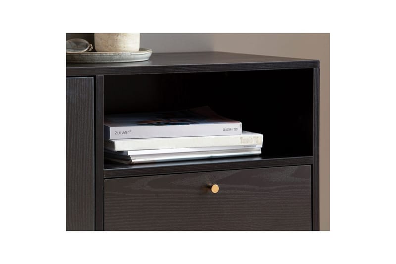 Skjenk Wohnling Melaminbelagt MDF 140 cm med 2 Dører 1 Skuff Moderne - Møbler - Bord - Bordtilbehør