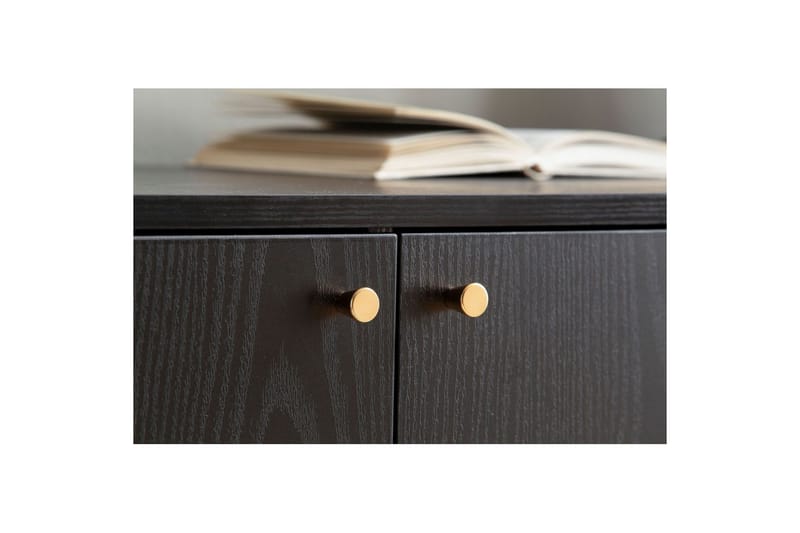 Skjenk Wohnling Melaminbelagt MDF 140 cm med 2 Dører 1 Skuff Moderne - Møbler - Bord - Bordtilbehør